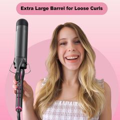 ORYNNE curling iron with digital LED display for precise heat control