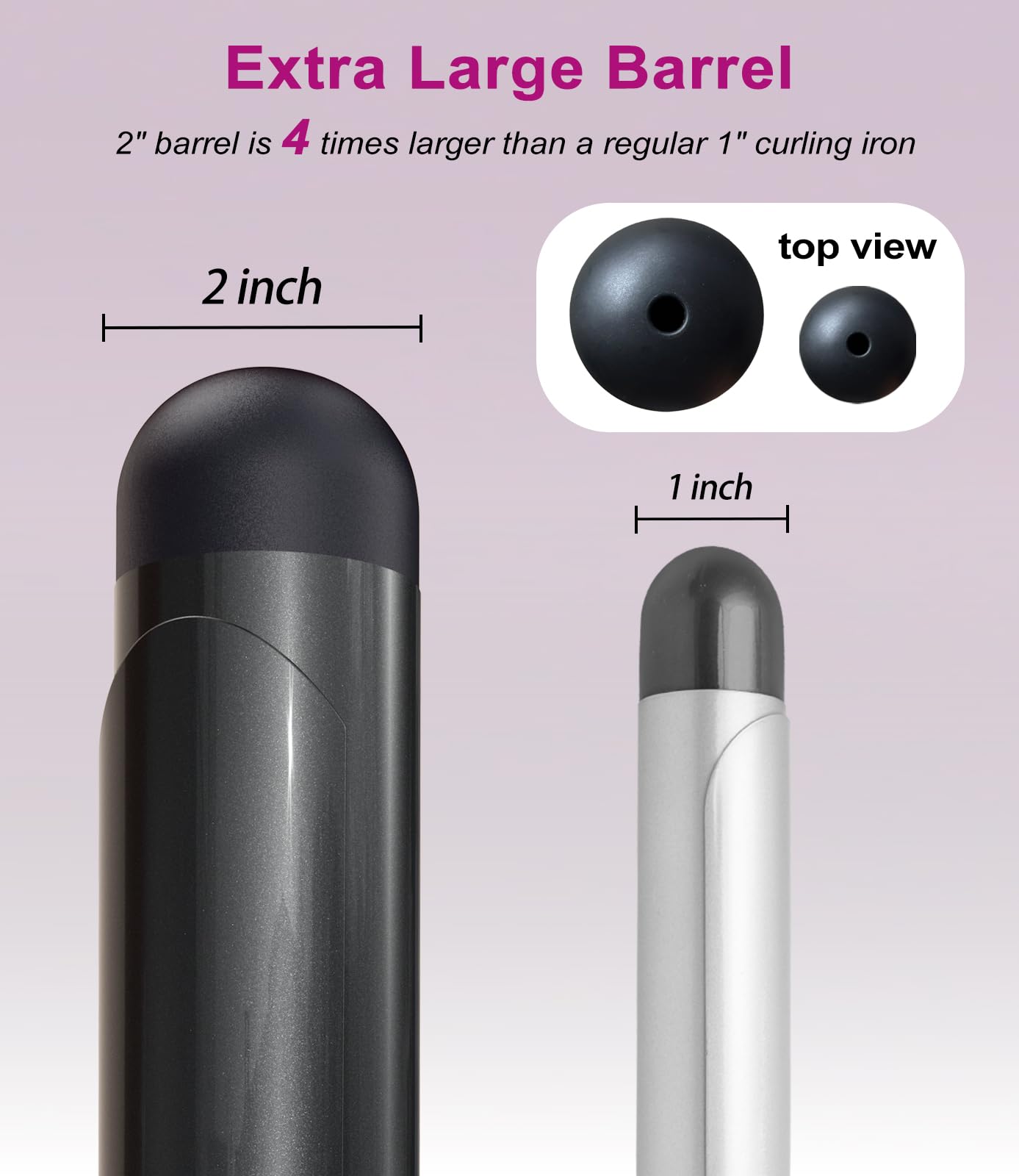 ORYNNE Curling Iron dual voltage for worldwide travel styling.