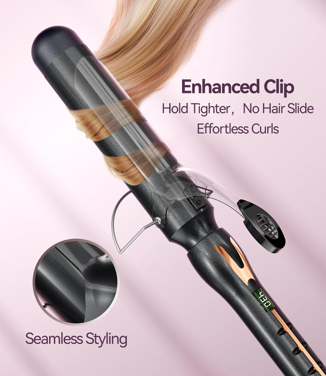 ORYNNE curling iron dual voltage travel ready worldwide