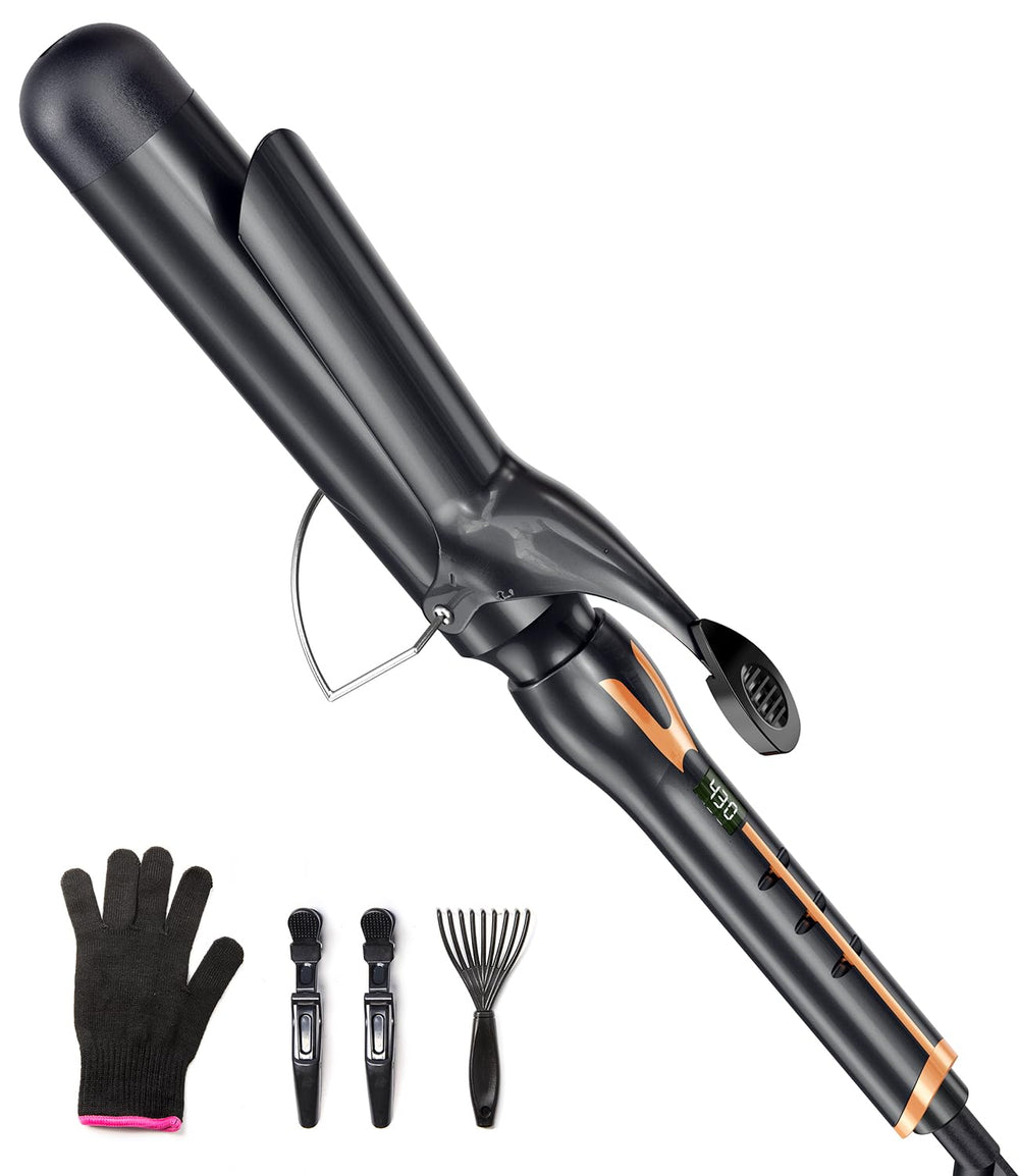 ORYNNE curling iron one-and-a-half-inch barrel for big curls