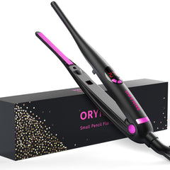 ORYNNE small flat iron edges: precise edge smoothing for pixie cuts and bangs.