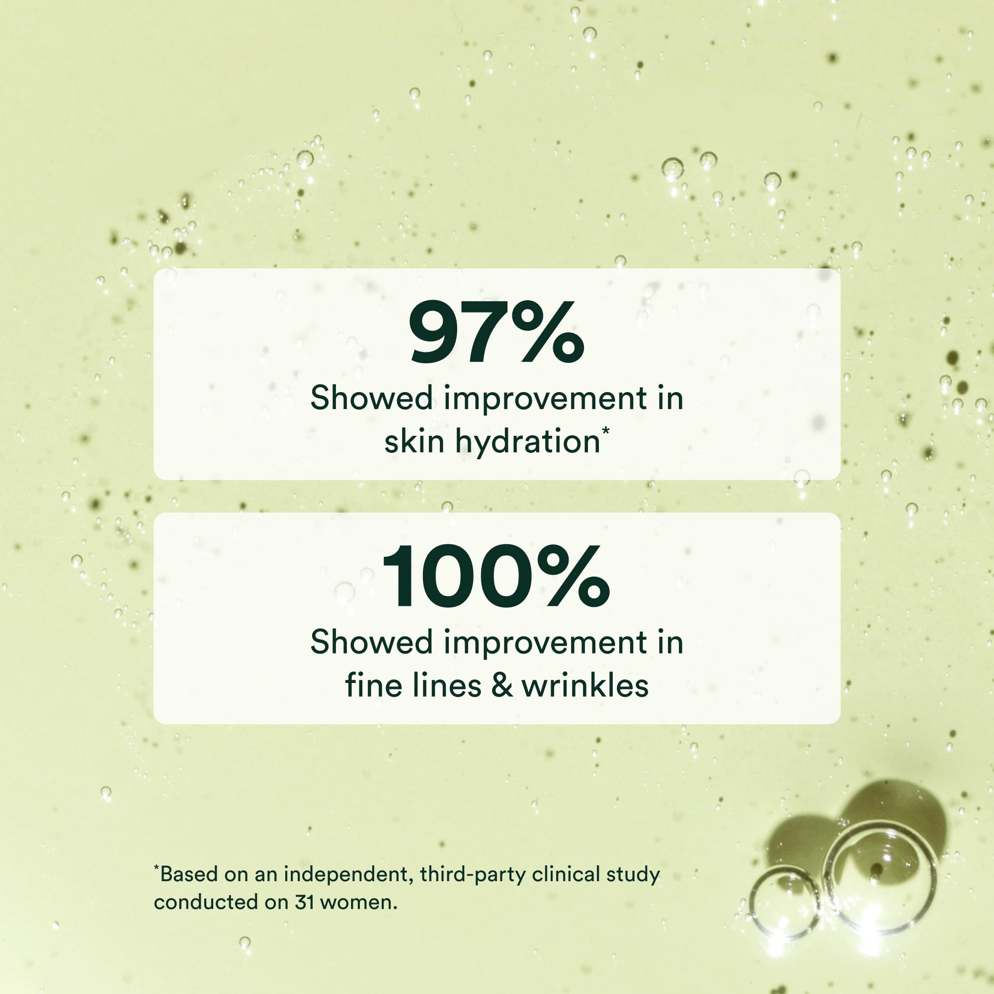 OSEA Hyaluronic Acid Sea Serum ingredients image highlights seaweed and snow mushroom for moisture.