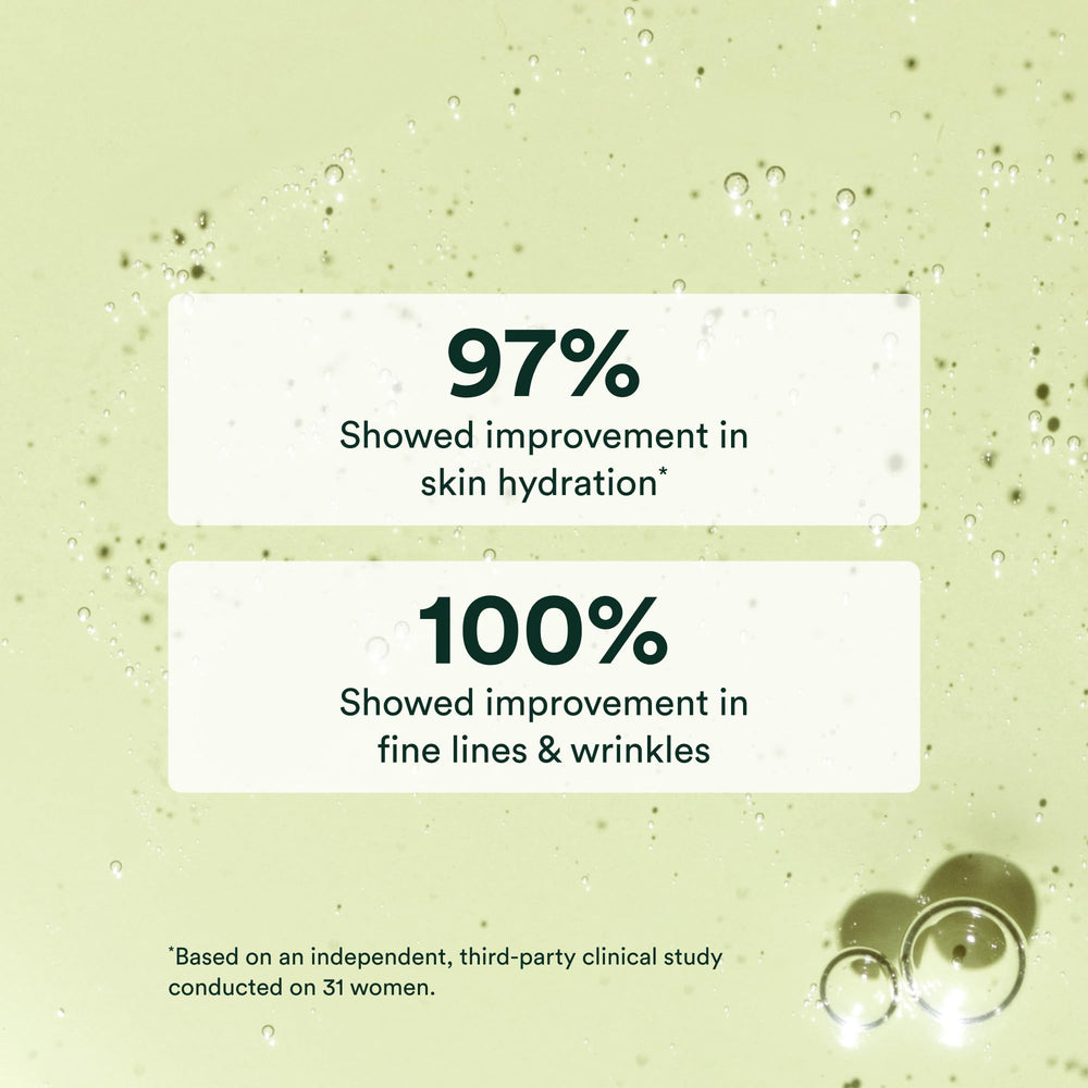 OSEA Hyaluronic Acid Sea Serum ingredients image highlights seaweed and snow mushroom for moisture.