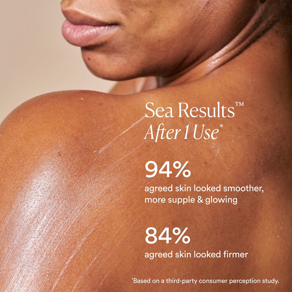 OSEA passion fruit oil layer highlighting deep moisture retention in product.
