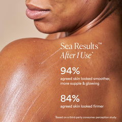 OSEA passion fruit oil layer highlighting deep moisture retention in product.