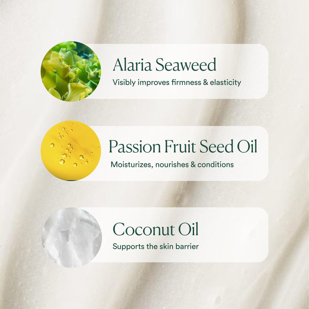 OSEA safflower seed oil droplet detail signaling soothing nourishment for dry skin.
