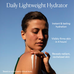 Close-up of OSEA Undaria Algae Body Lotion bottle reveals sleek design and lightweight feel