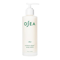 OSEA Undaria Algae Body Lotion packaging shows an eco-friendly bottle for daily hydration