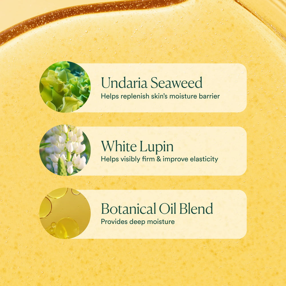 OSEA Undaria Algae Body Oil seaweed infusion communicates natural skincare nourishment.