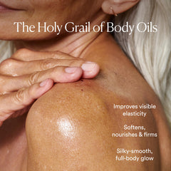 OSEA Undaria Algae Body Oil silky-glow texture highlights luxurious hydration without greasiness.