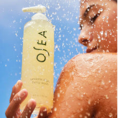 OSEA Undaria Algae Body Wash foam reveals rich hydrating lather.