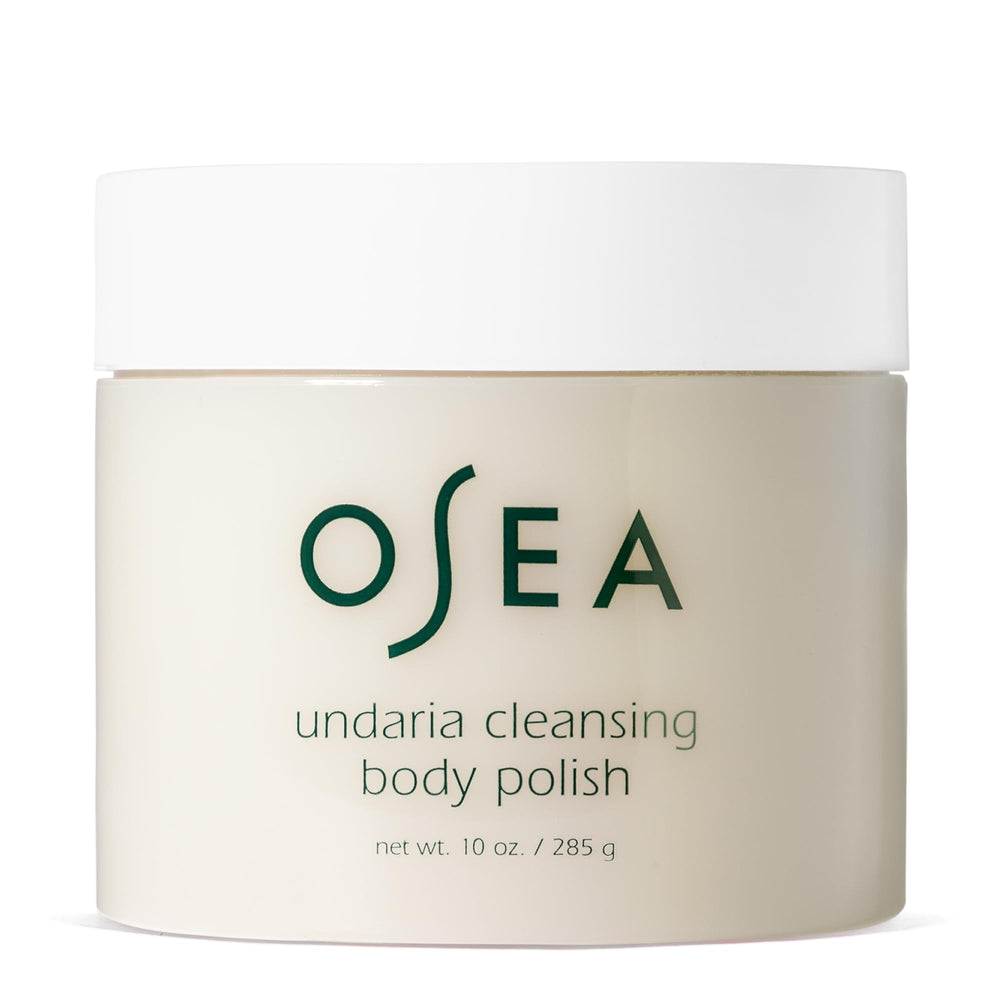 OSEA Undaria cleansing body polish bottle for spa-like cleansing rituals