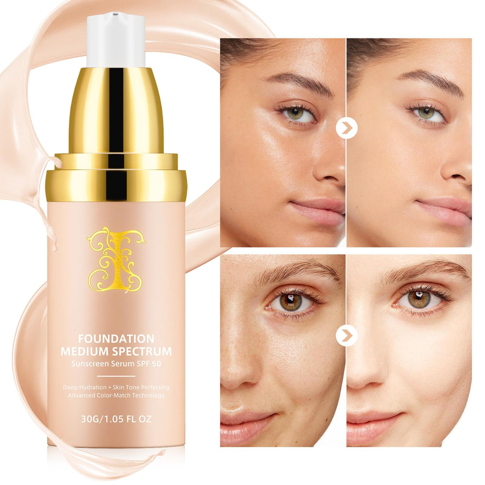 O.SECERT Foundation 4-in-1 hydrating formula shown on skin.