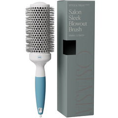 Osensia medium-round brushing brush with ceramic bristles for smooth salon-like results.