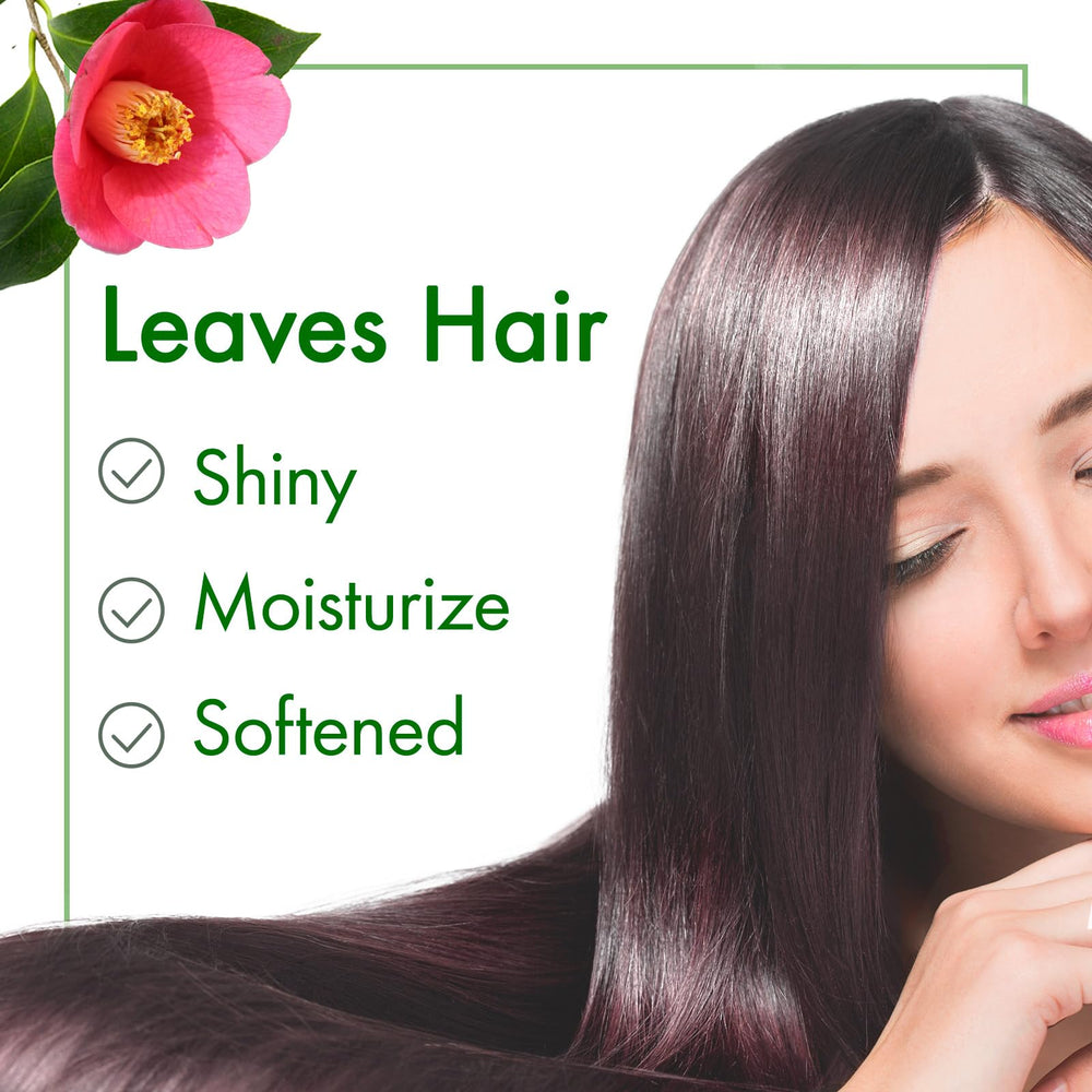 Oshima Tsubaki Camellia Seed Oil on hair ends for shine and conditioning