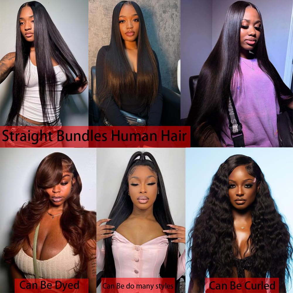 Oshiney natural black virgin straight hair close-up shows rich color and smooth texture.