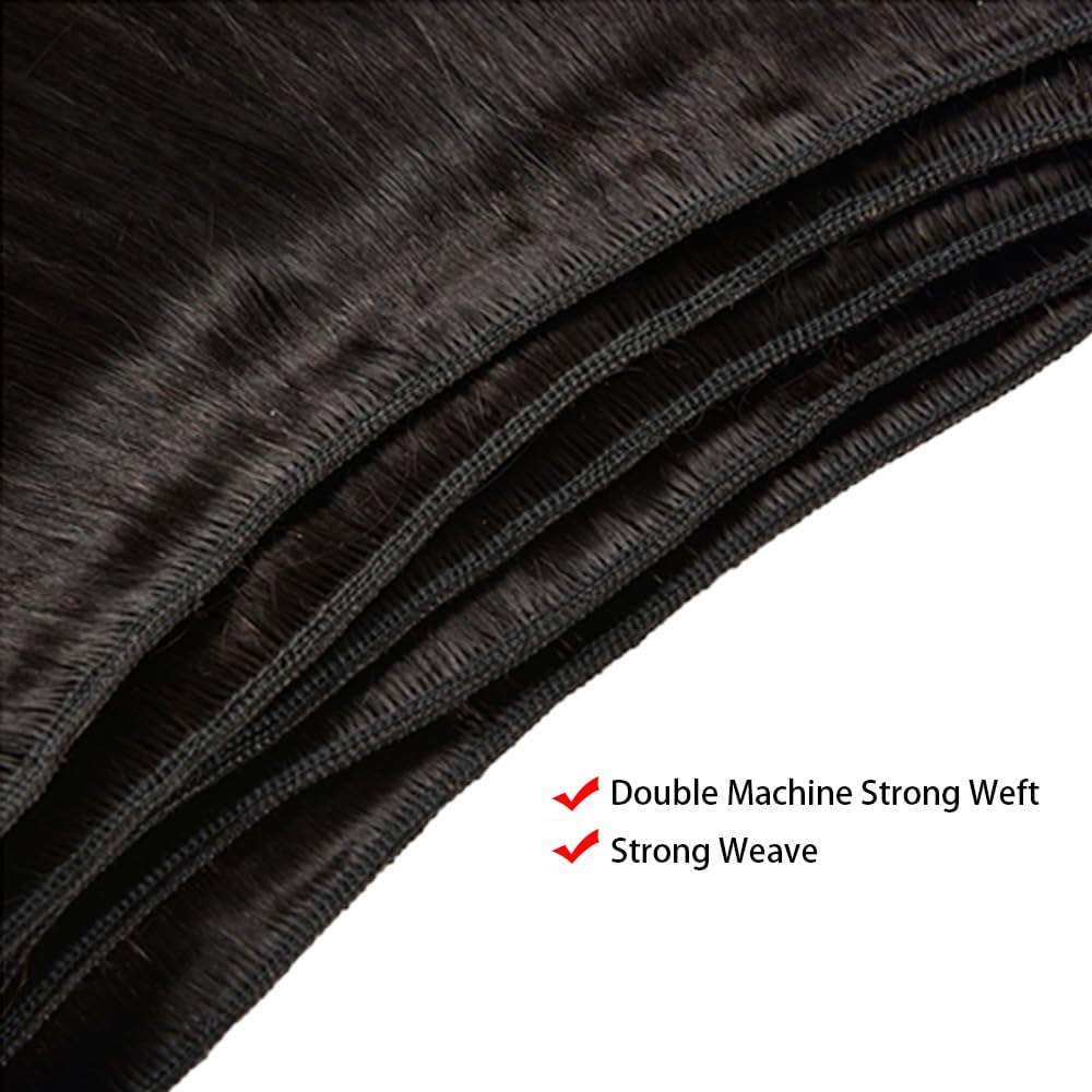 Oshiney straight bundles come with a net cap for easy wear.