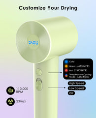 OSOU infrared heating image demonstrates efficient moisture evaporation during styling