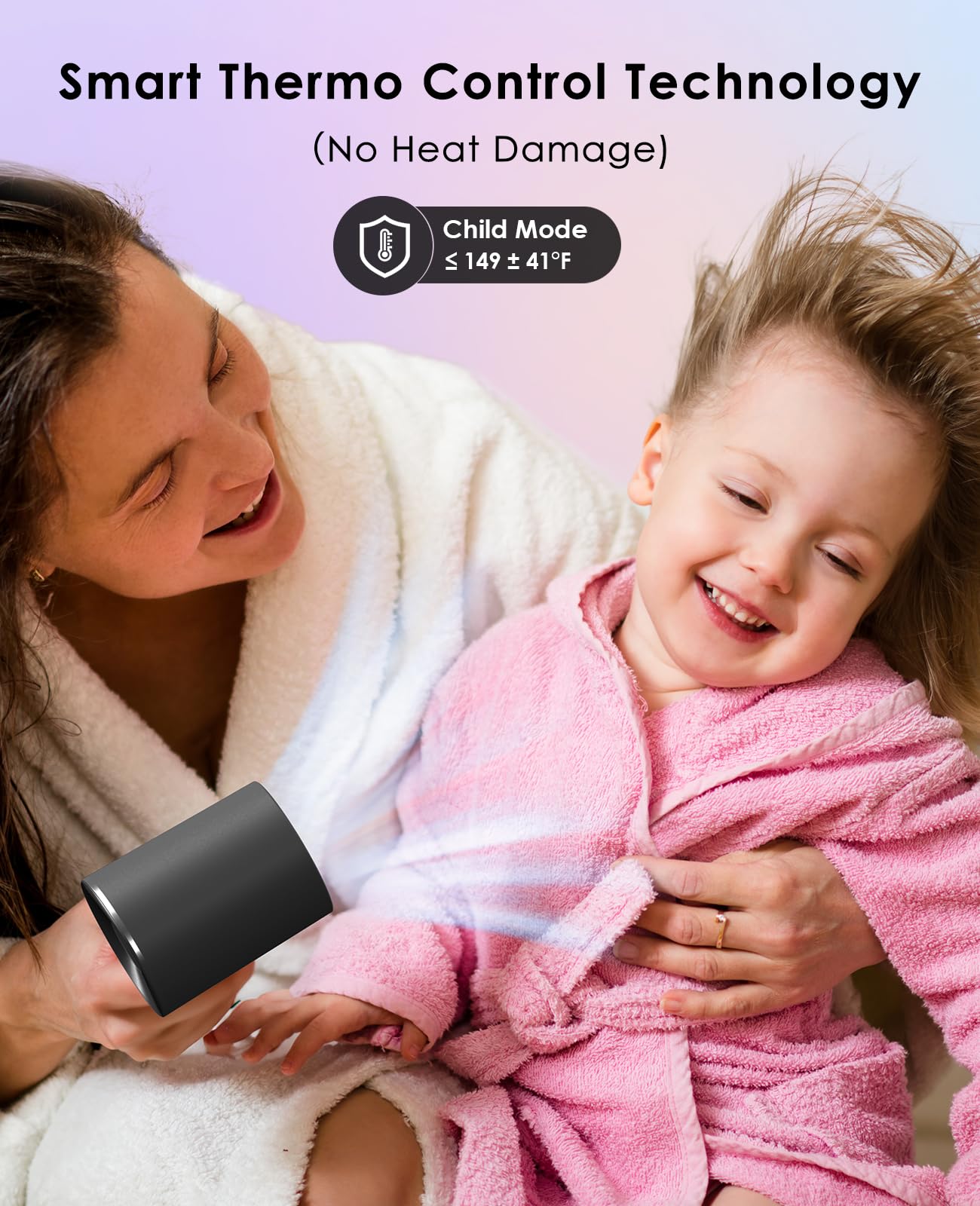 OSOU hair dryer low-noise operation creates a calmer styling routine.