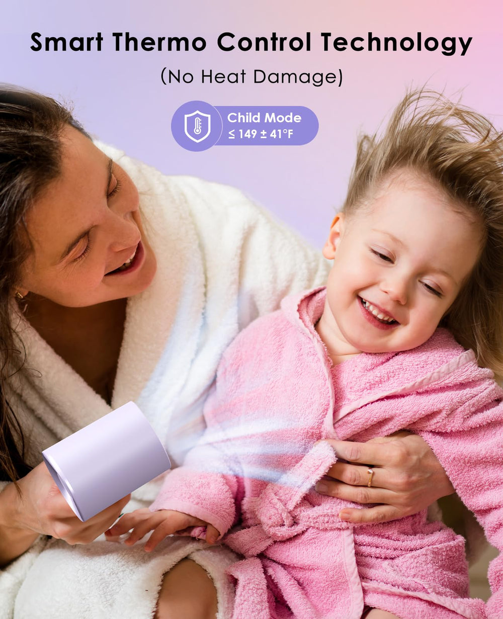 OSOU Hair Dryer nozzle attachment demonstrating focused airflow