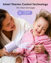 OSOU Hair Dryer nozzle attachment demonstrating focused airflow