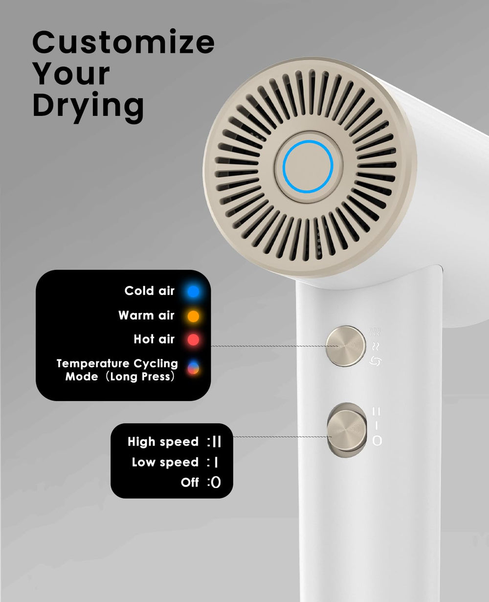 OSOU Ionic Hair Dryer compact packaging demonstrates travel-ready design.