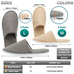 OSTADARRA spa slippers EVA non-slip soles enhance bathroom safety