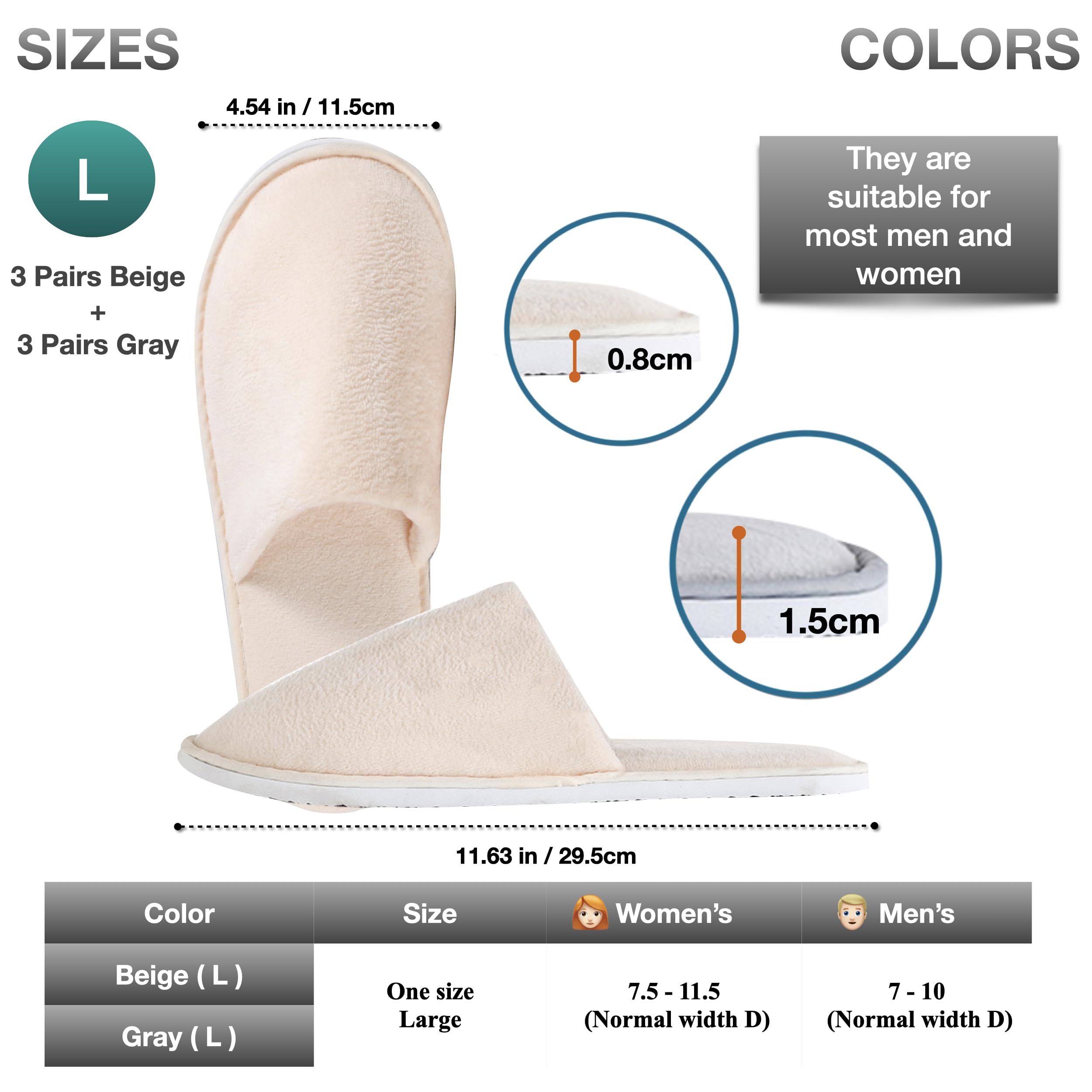 OSTADARRA spa slippers with non-slip sole for safe bathroom footing.
