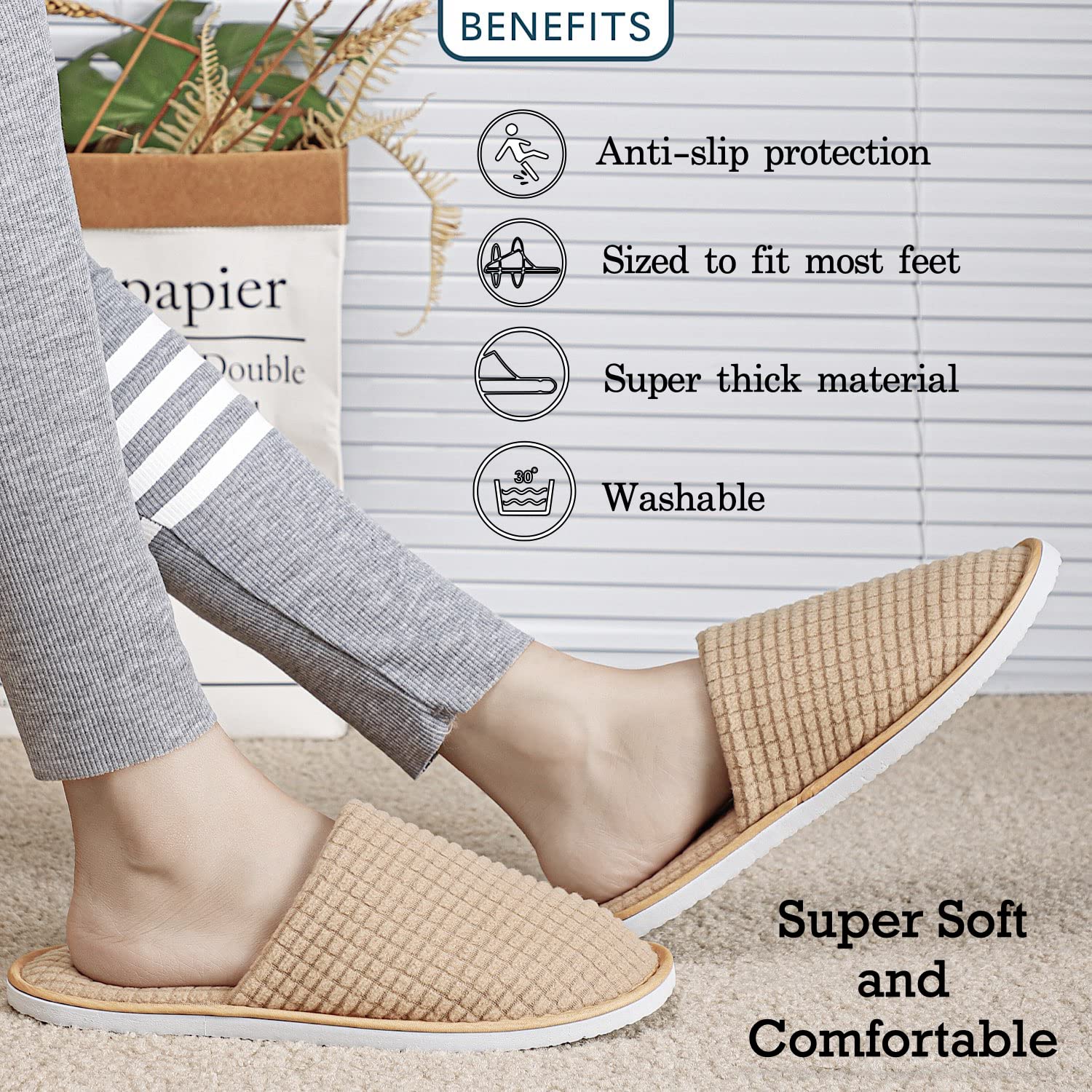 OSTADARRA spa slippers travel pack ready for trips