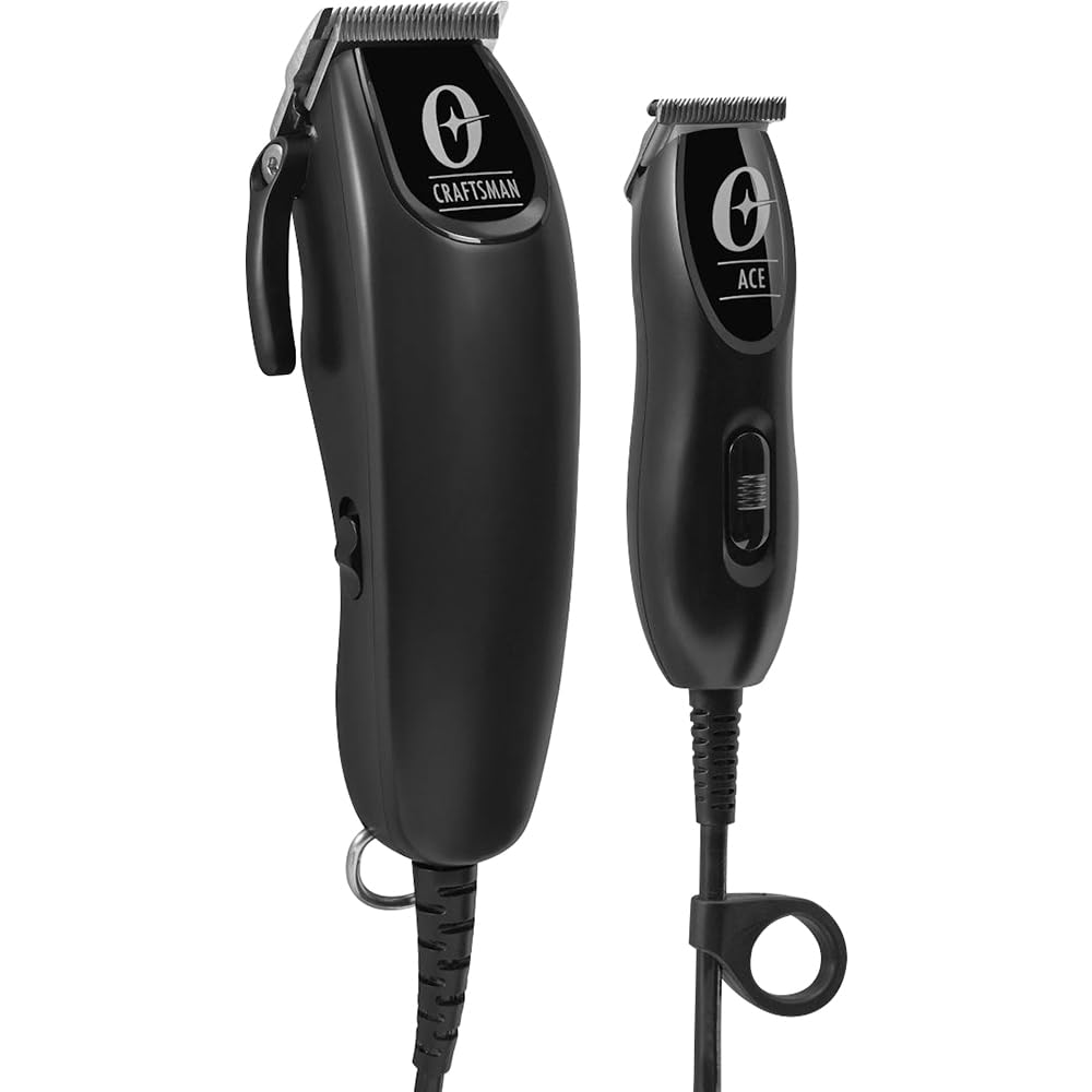 Oster Ace Mini Trimmer T-blade close-up for precise edging and sharp lines.