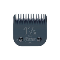 Oster clipper blades size 1-5 closeup for ultra-sharp precision and smooth trims.