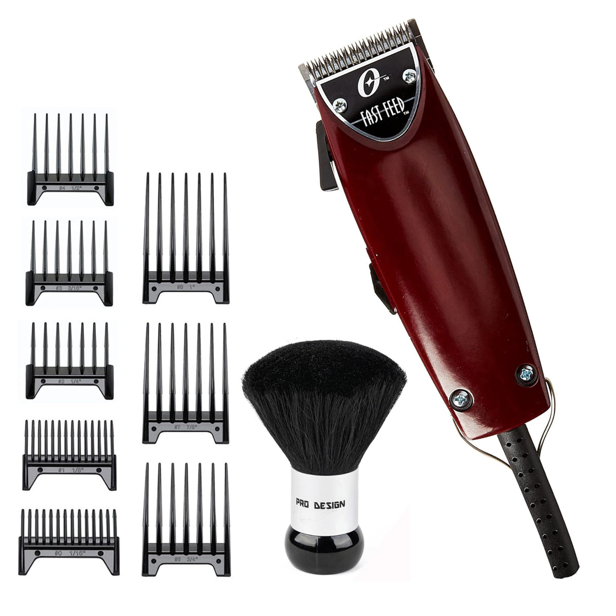 Oster Fast Feed pivot motor clipper shown for quiet, powerful cutting sessions