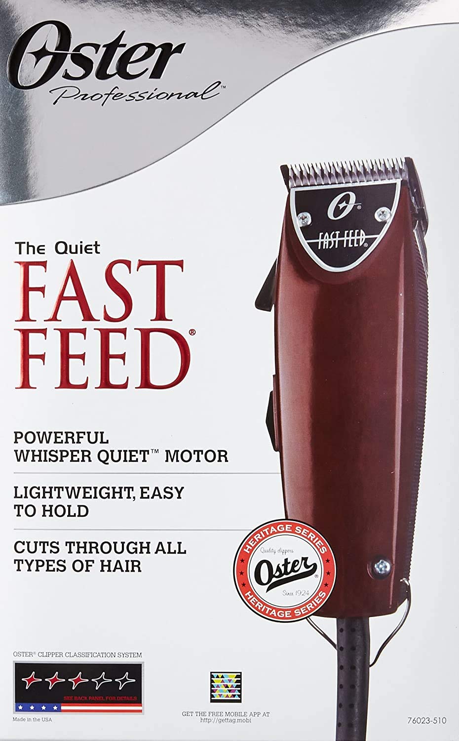 Oster Fast Feed guide comb set for versatile length options