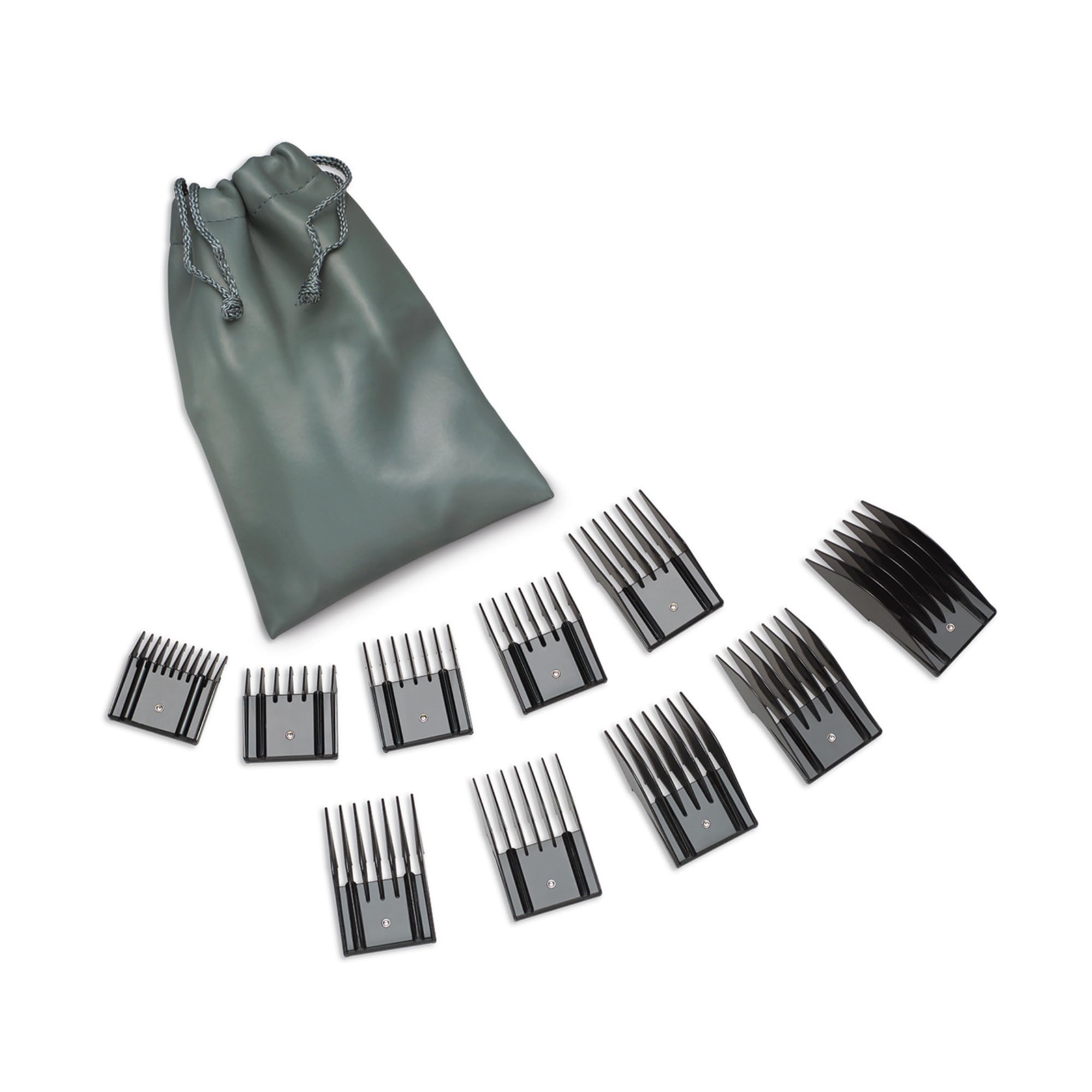 Oster universal combs pouch set with case for easy organization.