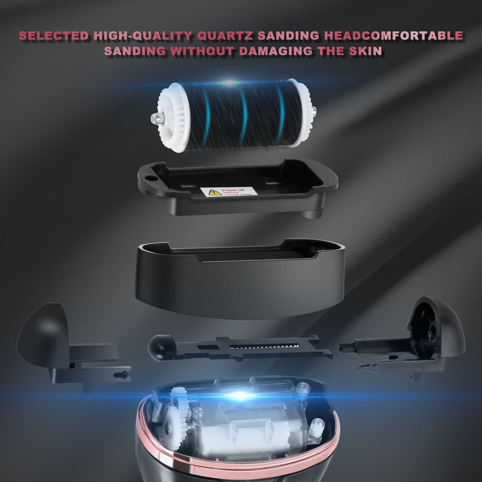 OTAZWA device showing two-speed adjustable setting for customized smoothing.