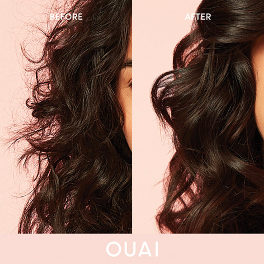 OUAI Anti Frizz Cream mid-lengths ends smoothing during styling