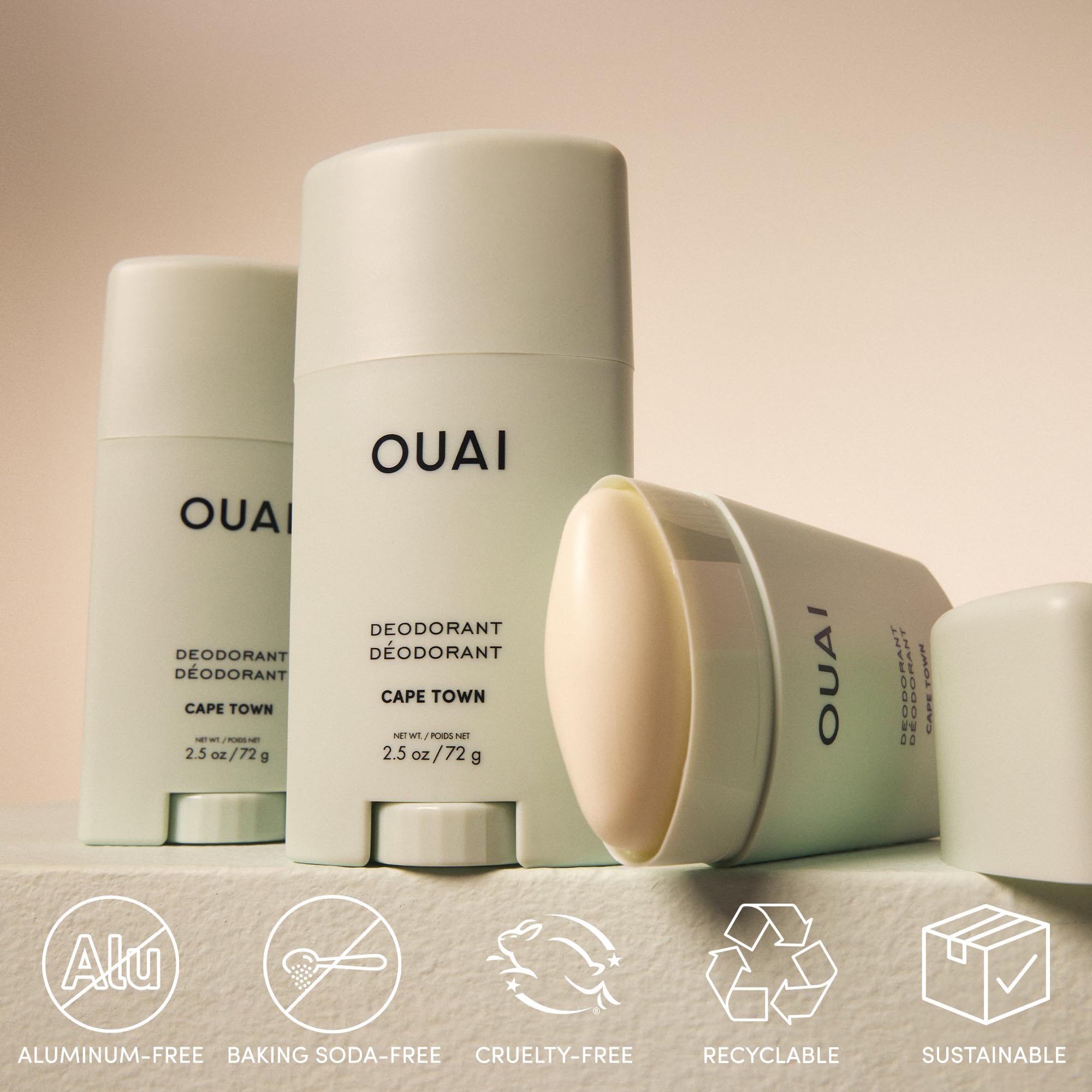 OUAI Cape Town deodorant ingredients shea butter coconut oil benefits