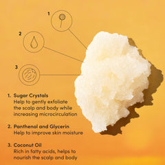 OUAI Coconut oil nourishes skin with fatty acids for hydration.