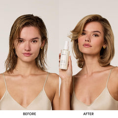 OUAI detangler spray bottle with amino-acid blend for easy detangling