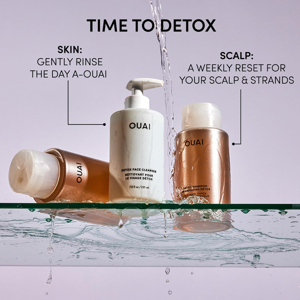 OUAI Detox glycolic-acid highlight for gentle exfoliation