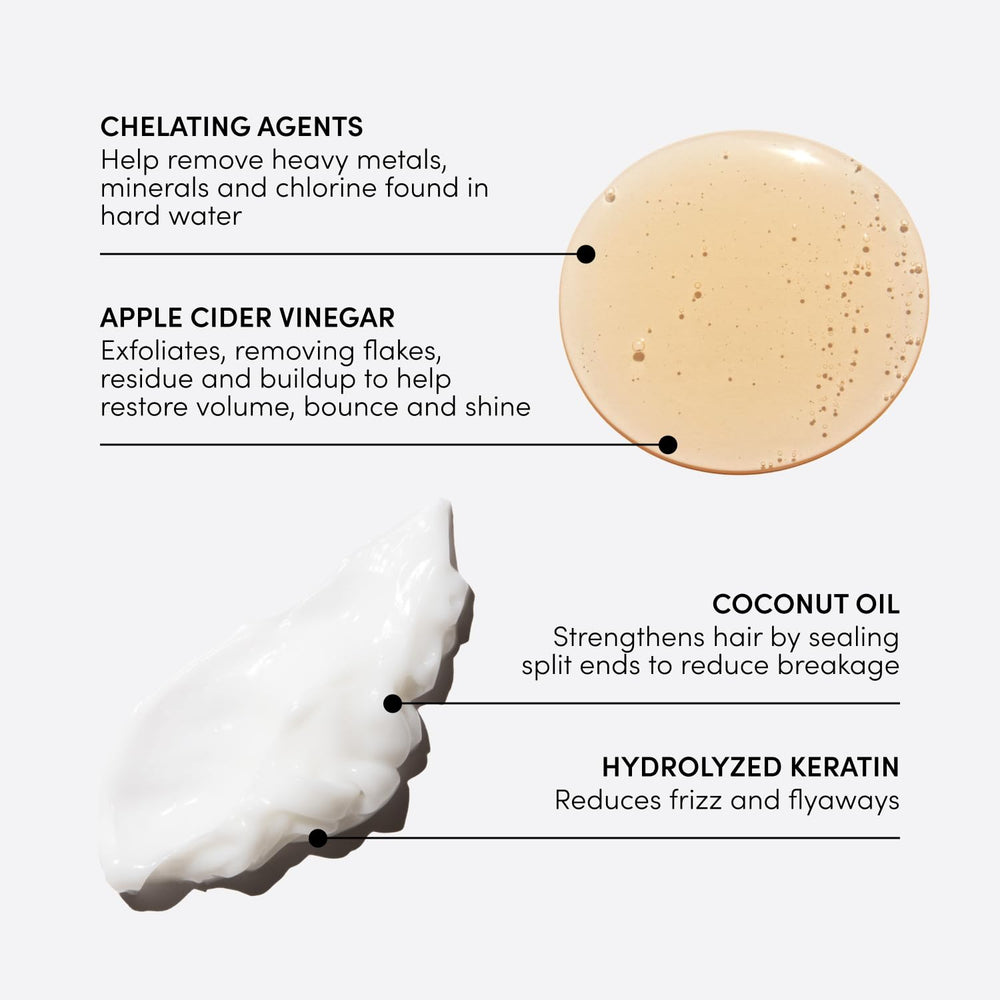 OUAI Detox Shampoo lather – rich foam delivers deep cleanse for refreshed hair