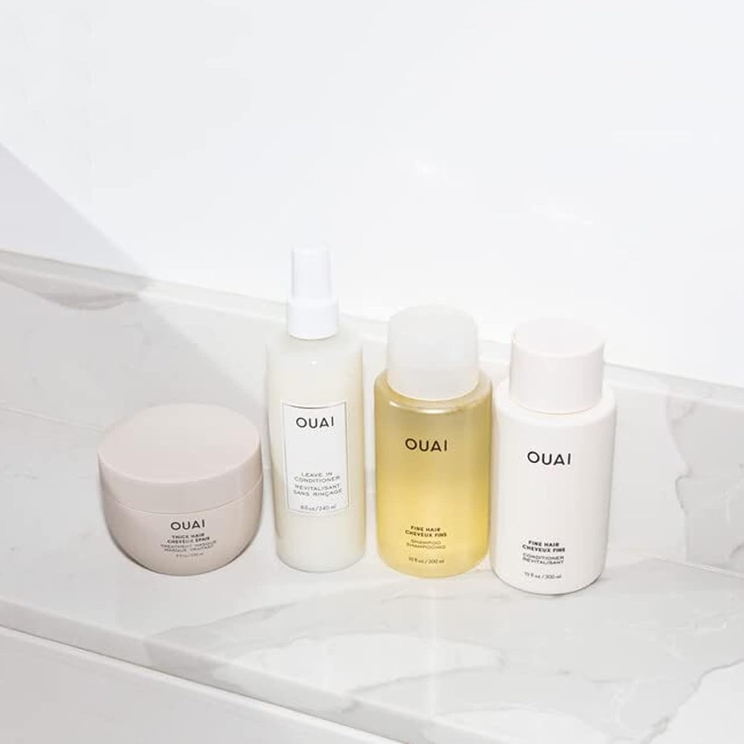 OUAI Eco-friendly packaging emphasizes recyclable materials for sustainable routines