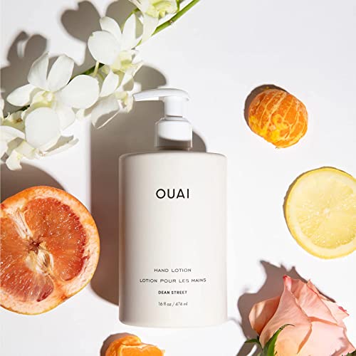 OUAI hand lotion rosehip oil nourishes to soften rough patches.