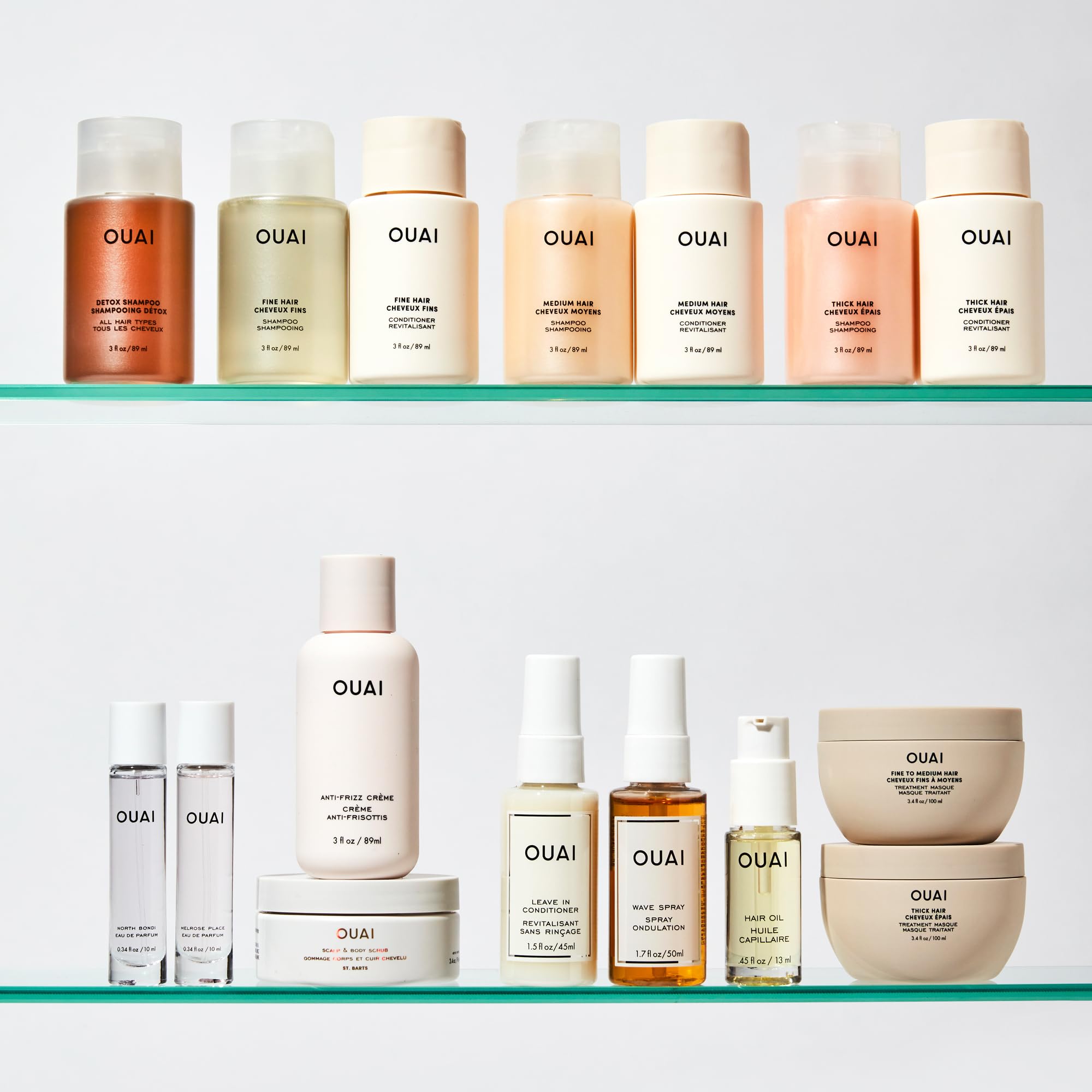 OUAI Medium Shampoo Travel Size gift-ready stocking-stuffer packaging.
