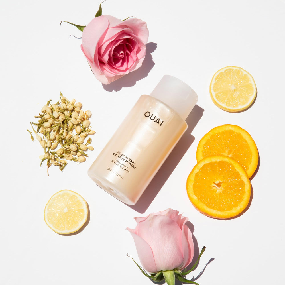 OUAI Mercer Street scent notes graphic captures citrus and florals.