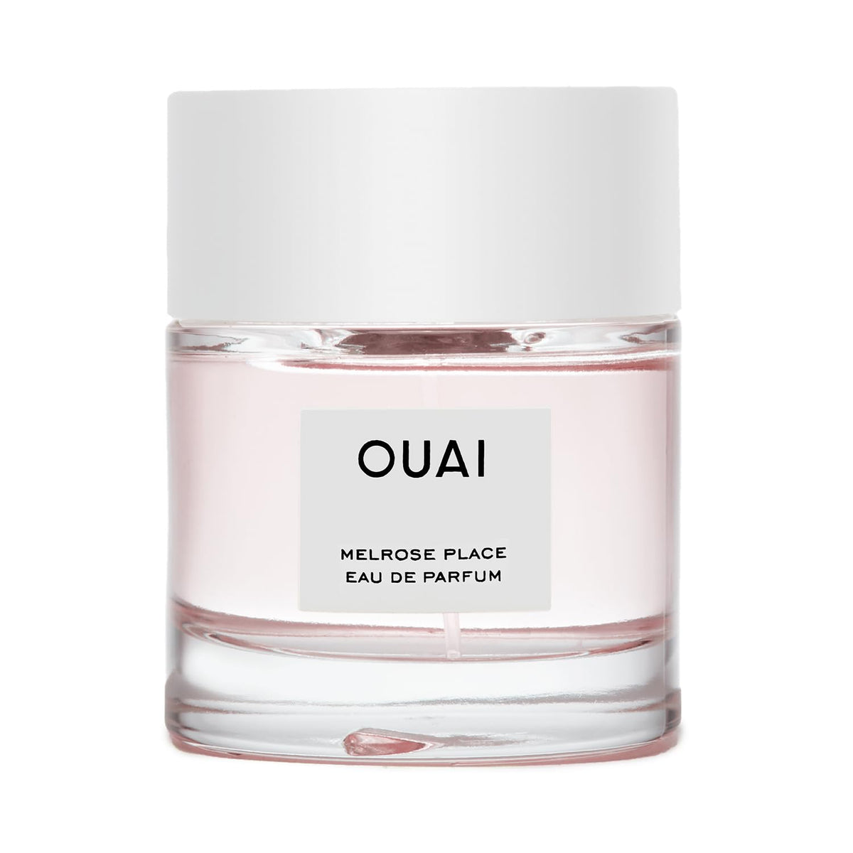 OUAI Melrose Place bottle shot on vanity for everyday elegance.