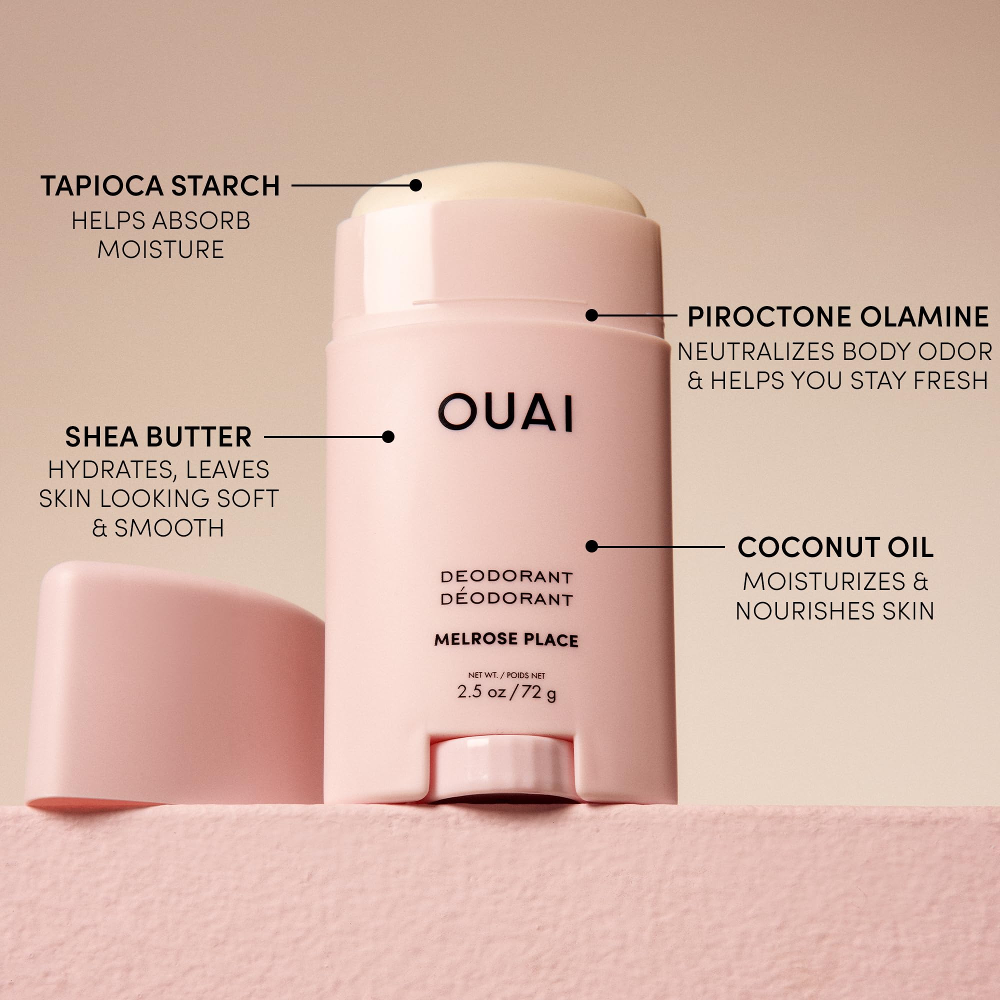OUAI Melrose Place collection mood fragrance lifestyle shot for nightly ritual