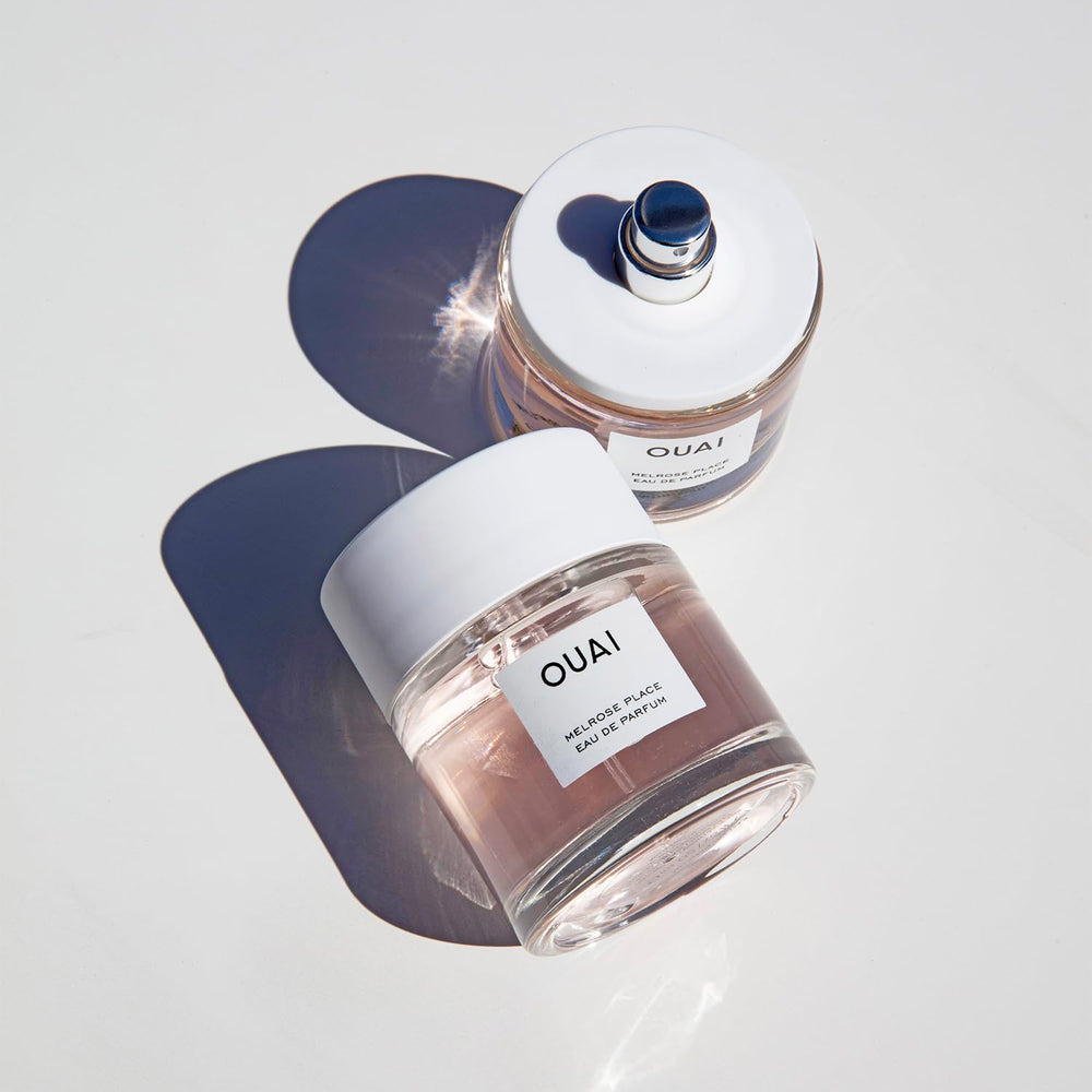 OUAI Melrose Place gift packaging suggests a thoughtful present for fragrance lovers.