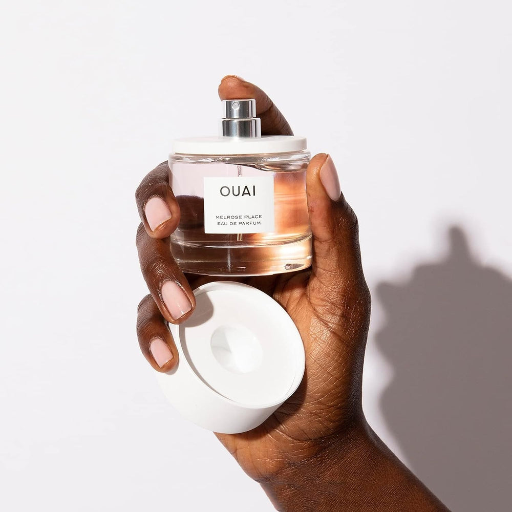 OUAI Melrose Place packaging box conveys premium gifting option.