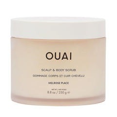OUAI Melrose Place packshot showing scrub for scalp and body exfoliation